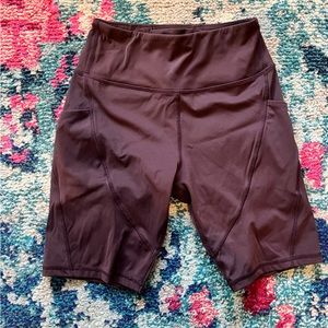 BP bicycle shorts- plum
